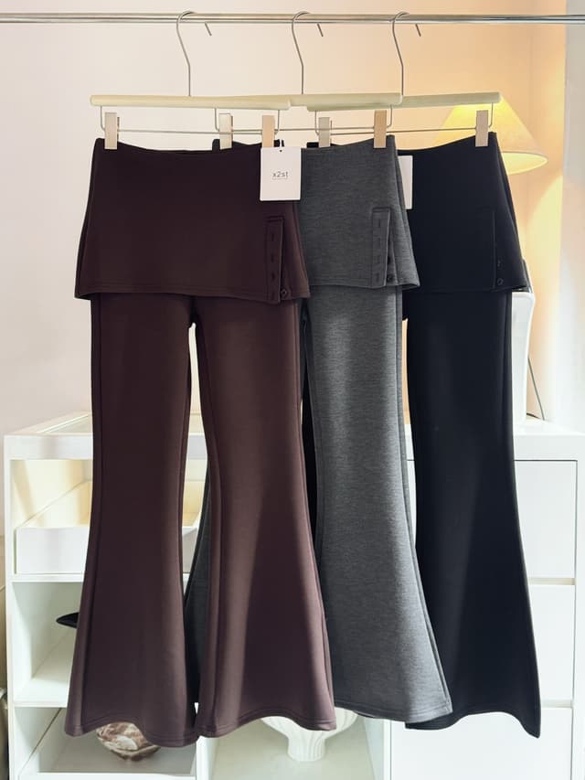 털이 있는 여성 새로운 겨울 인기 두꺼운 캐주얼 바지 슈퍼 화재 슬림해 보이는 방귀 커튼 단추 표지 축소 부츠컷 바지