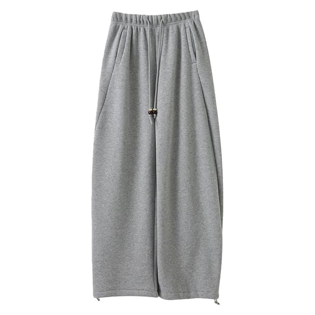 운동 바지 여성 가을 가을 겨울 새로운 바나나 낫 바지 좁은 에디션 도루 센스 모통이 칼 바지 와이드 레그 팬츠 캐주얼 웨이 바지