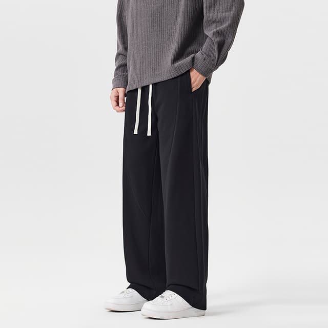 남성 의류 웨이 바지 남자 조수 브랜드 캐주얼 라인 긴 바지 루즈핏 다용도 스트레이트 운동 바지