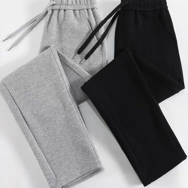 루즈핏 도루 센스 바지 2026 새로운 봄 가을 운동 스트레이트 팬츠 편안함 캐주얼 긴 바지